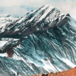 Mountain Landscapes - Captivating view of the Himalayas with snowy pea #9035201